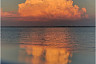 В соцсетях восхитились «огненным» облаком над Саратовом 